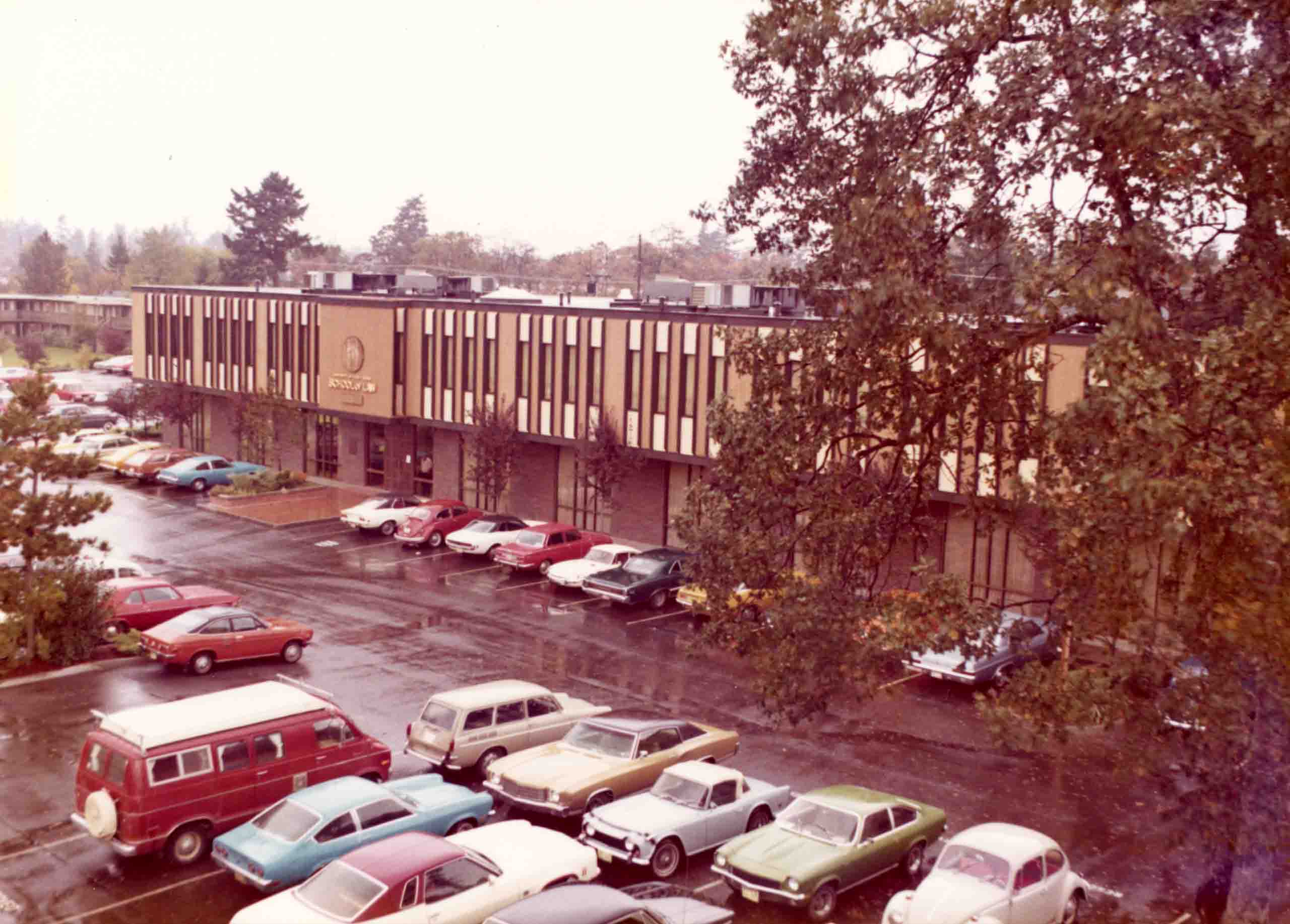 Front parking lot and building of  Benaroya Business Park (UPS) - 1970s