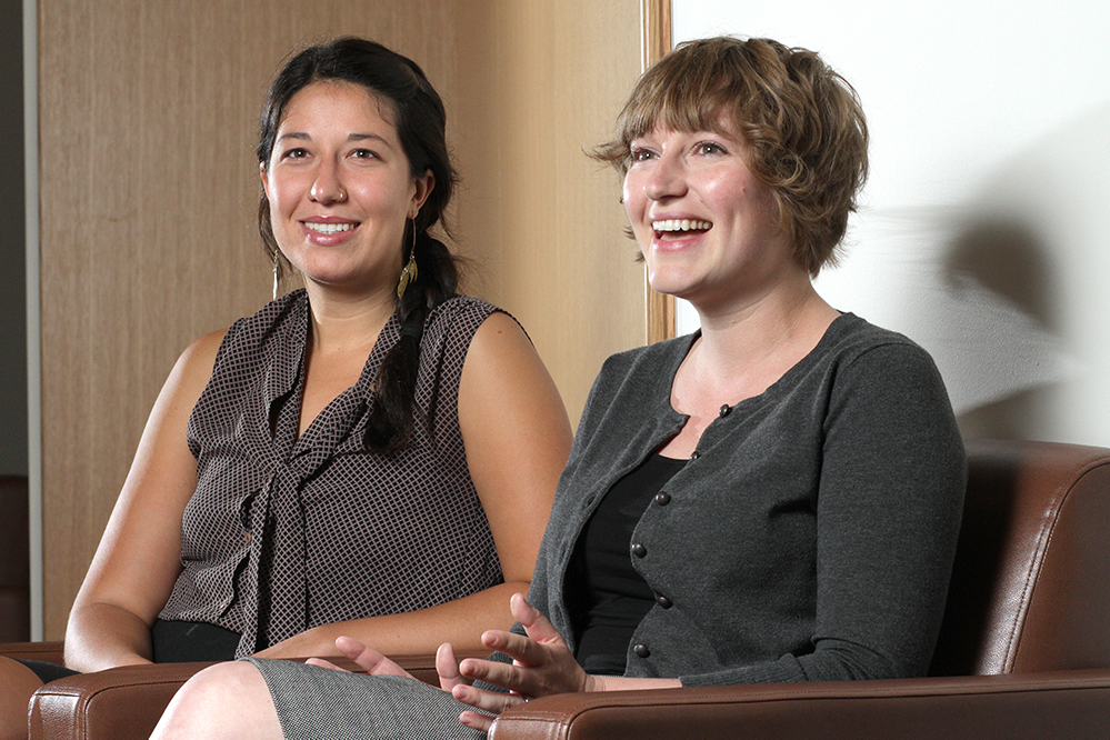 Photo of Scholars for Justice Becky Fish and Alex Kain of Seattle University School of Law