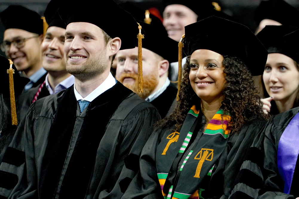 Students at Commencement Ceremony 2018