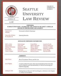 Seattle University Law Review personnel listing 