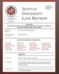 Seattle University Law Review personnel listing 