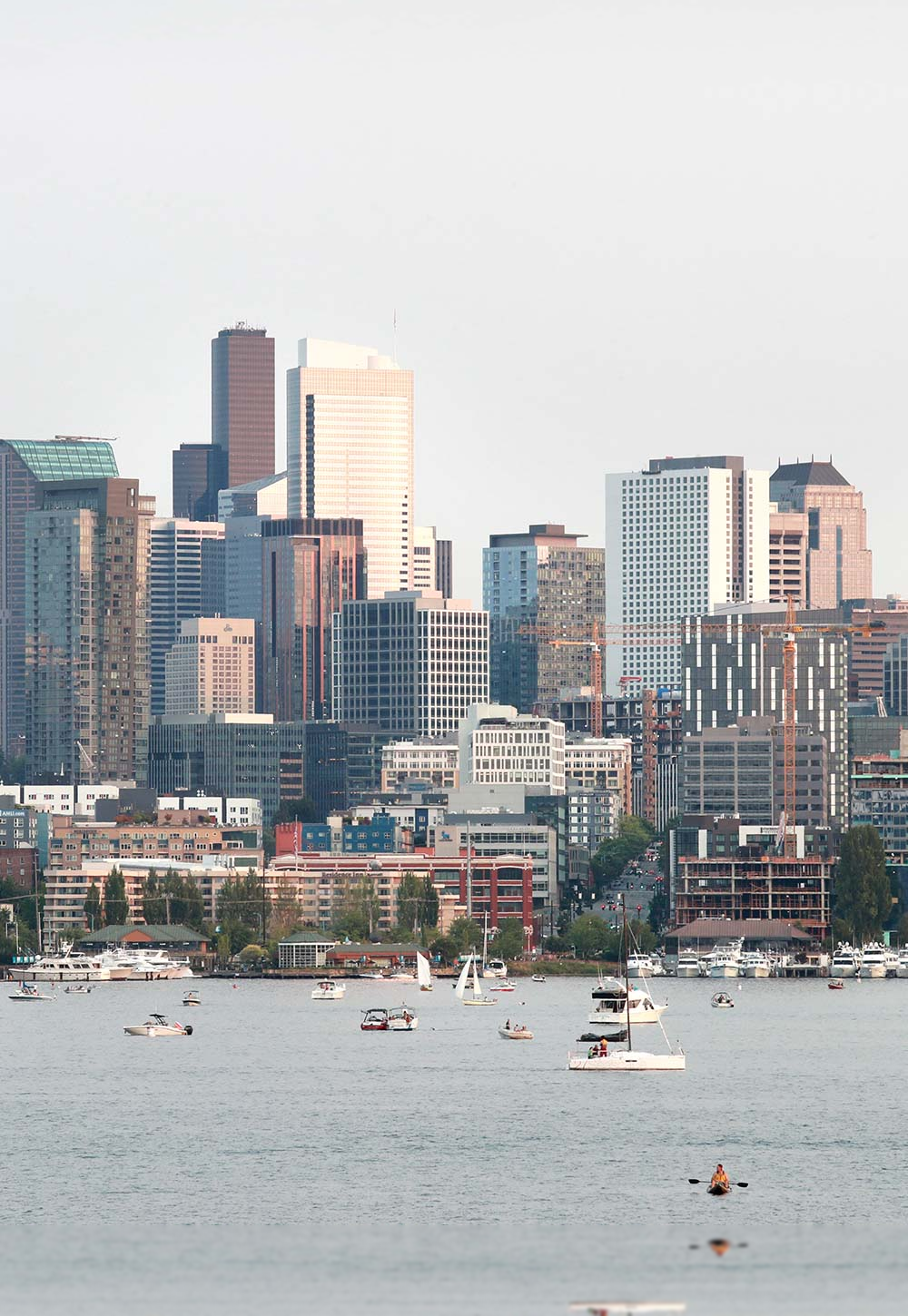 Seattle skyline from Gas works Park
