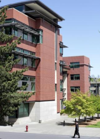 View of Sullivan Hall, home of Seattle University School of Law