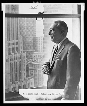  Adolf A Berle in a high-rise building