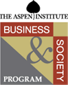 Logo with text: The Aspen Institute Business and Society Program