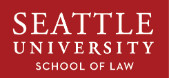 A vintage Seattle University School of Law logo