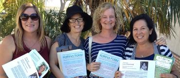 Katrina Foley '96 with the Costa Mesa City Council