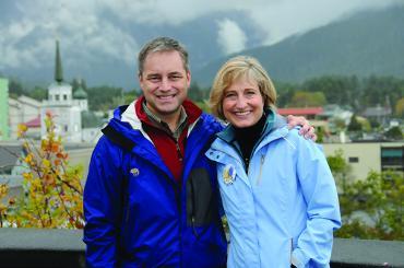Gov. Sean Parnell '87 and his wife, Sandy