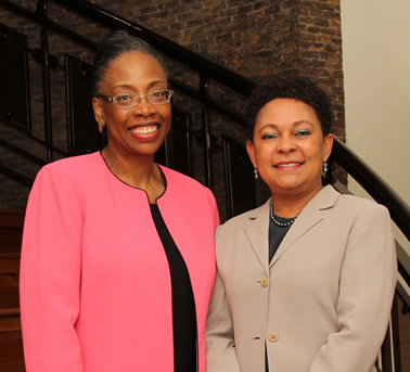 Judge Helen Whitener '98 and Lynn Rainey '07