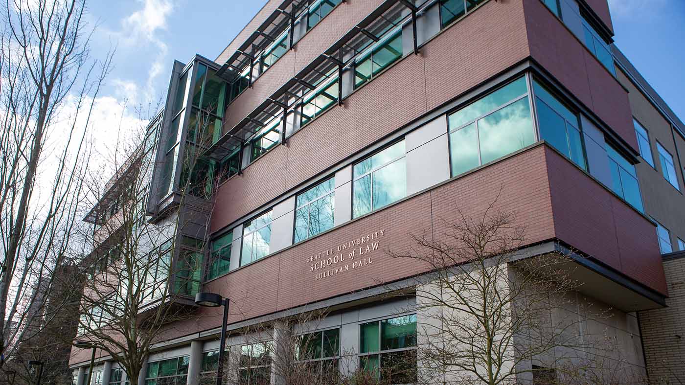 Exterior of the Sullivan Hall building on the Seattle University campus