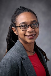 Profile Picture of Angela P. Harris in Gray Background