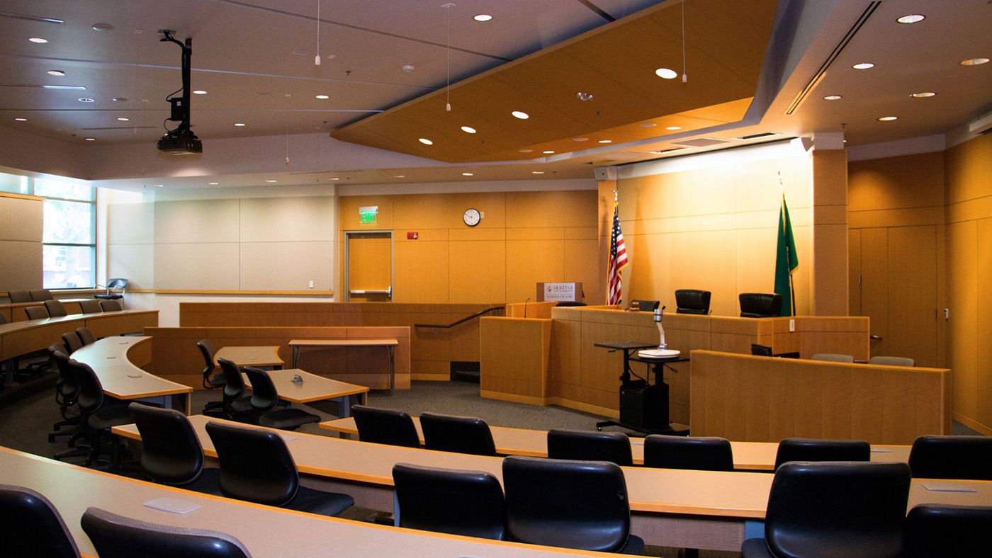 The Fred Dore Courtroom at Seattle University School of Law