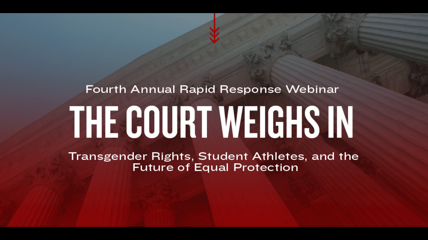 The graphic for the Rapid Response Webinar, titled, 