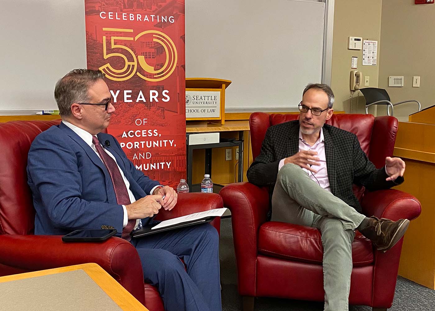 Tony Varona (left) and  David Zapolsky